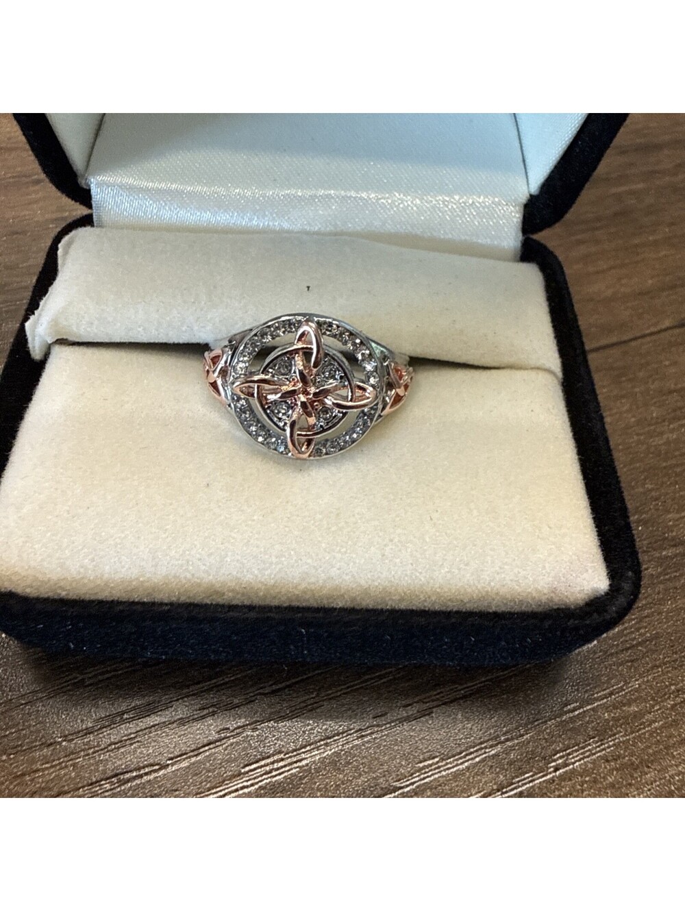 Witches Knot Ring 925 Sterling Silver Size 8